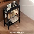 Miniatyrbild 5 av 9: Sidobord, 43x18x62.5 cm, Svart