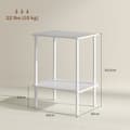 Miniatyrbillede 3 af 9: Sidebord, 40x30x52.2 cm, Hvid