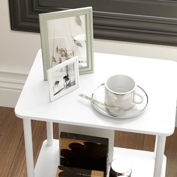 Sidebord, 40x30x52.2 cm, Hvid