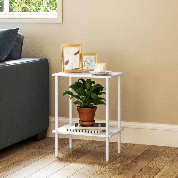 Sidebord, 40x30x52.2 cm, Hvid