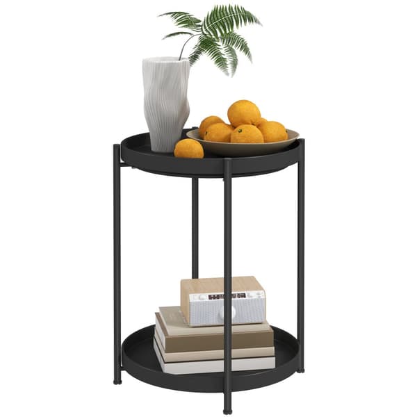 Sidebord, 44x44x56 cm, Sort