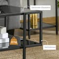 Miniatyrbillede 5 af 9: Sofabord, 100x55x45.5 cm, Sort