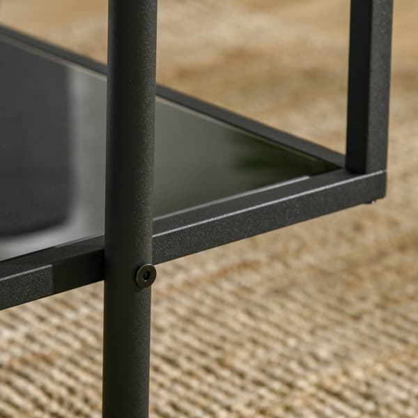 Sofabord, 100x55x45.5 cm, Sort