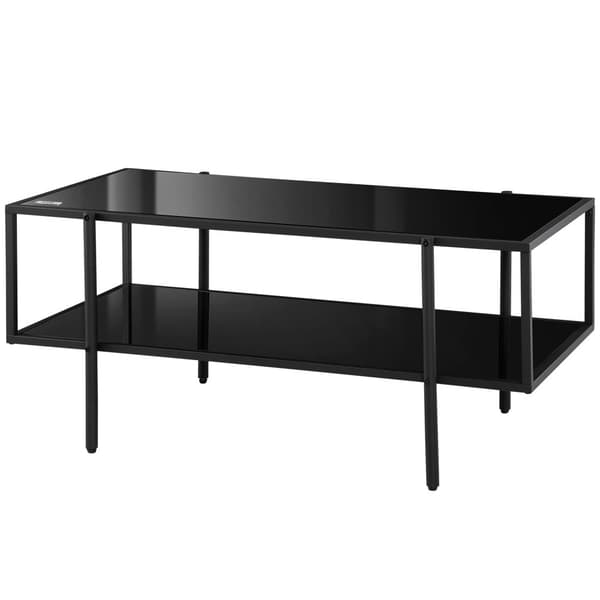 Sofabord, 100x55x45.5 cm, Sort