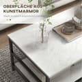 Miniatyrbild 6 av 9: Kaffebord Set, 80x54x41 cm 60x60x51 cm, Svart Vit