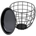 Miniatyrbillede 9 af 9: Kaffebordssæt, 3er-Set, Ø51 x 38,5H cm (stor), Ø38,5 x 32H cm (medium), Ø30,5 x 27H cm (lille), Sort