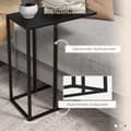 Miniatyrbillede 6 af 9: Sidebord, 46x26x60 cm, Sort
