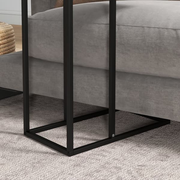 Sidebord, 46x26x60 cm, Sort
