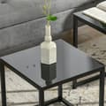 Miniatyrbild 9 av 9: Sidobord Set, 50x50x52 cm, Svart