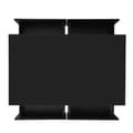 Miniatyrbild 8 av 11: LED-soffbord i högglans med 4 lådor – Modern vardagsrumsbord med 16-färgs LED-belysning, USB, för sovrum och vardagsrum