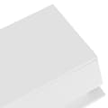 Miniatyrbild 11 av 11: Högblank vit soffbord 100x50x32 cm med glasplatta, låda, LED-belysning, reptålig – modern stil