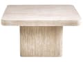 Miniatyrbilde 5 av 8: Sofabord Beige MDF-topp i Finér Steinlignende Understell 80 x 80 cm Moderne Design Stue