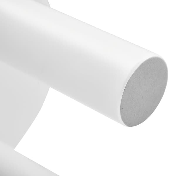 Molnformat soffbord i vitt – Oregelbundet modernt sidobord med tre ben för vardagsrum, inomhusbruk, tecknad design