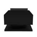 Miniatyrbillede 10 af 11: Sofabord i sort højglans med glas og LED-belysning – Moderne stuebord / sidebord med lyseffekt