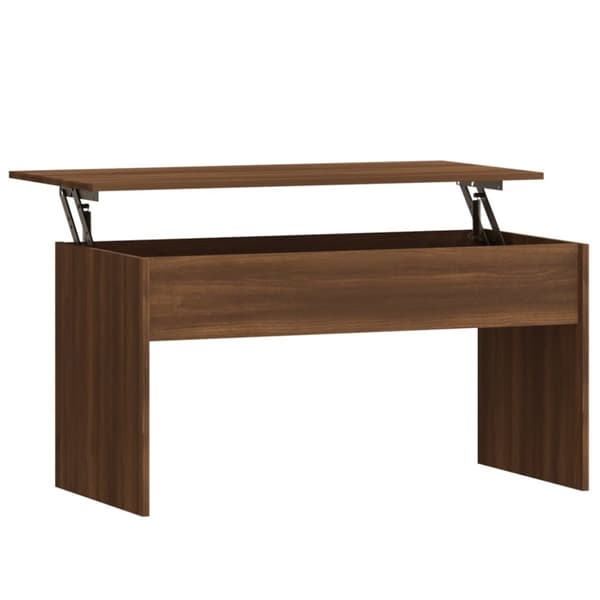 Soffbord brun ek 102x50,5x52,5 cm konstruerat trä