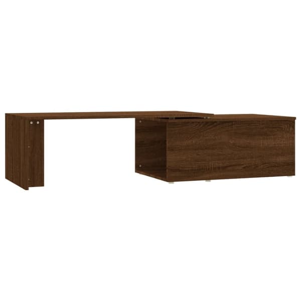 Soffbord Brun ek 150x50x35 cm konstruerat trä