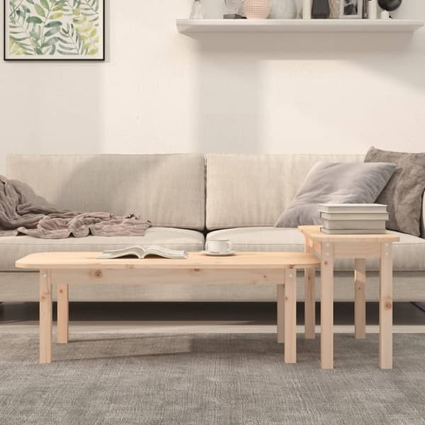 Satsbord 2 st massiv furu