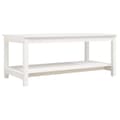 Miniatyrbild 2 av 2: Soffbord vit 110x55x45 cm massiv furu