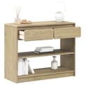 Miniatyrbild 1 av 2: Konsolbord SAUDA ek 89,5x36,5x73 cm massiv furu