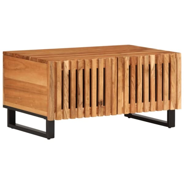 Soffbord 80x51x40 cm massivt akaciaträ