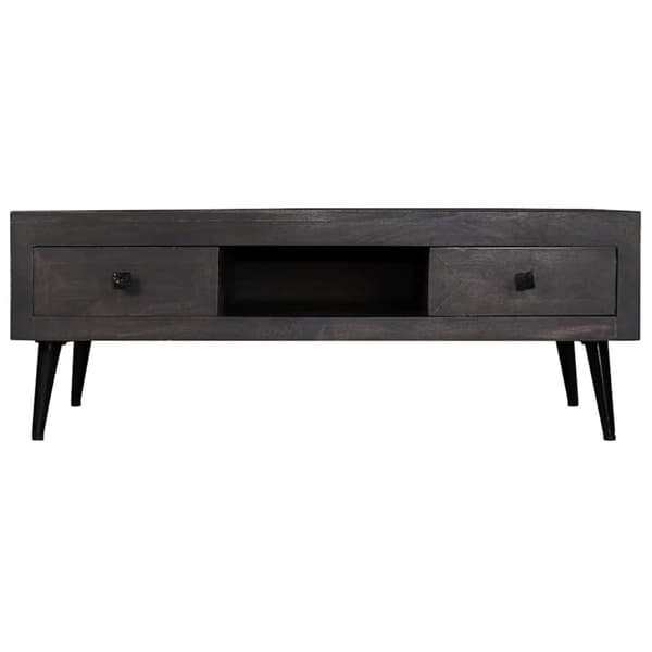 Soffbord massivt mangoträ 100x60x35 cm
