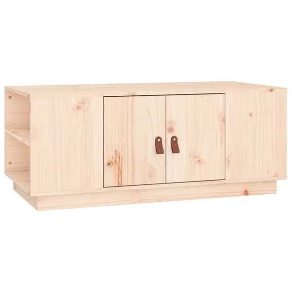 Soffbord 100x50x41 cm massivt furu