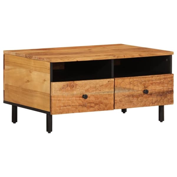 Soffbord 80x54x40 cm massivt akaciaträ