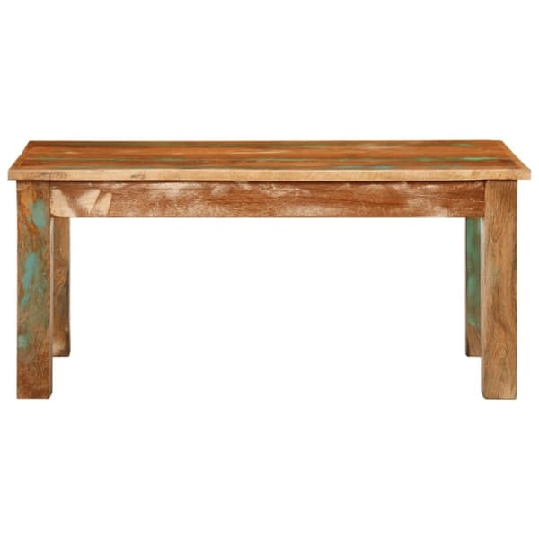 Soffbord 100x55x45 cm massivt återvunnet trä