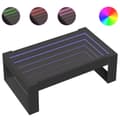 Miniatyrbild 2 av 2: Soffbord med Infinity LEDs svart 90x53x30 cm