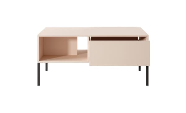 FURNLUX SOHVAPÖYTÄ DAST BEIGE & MUSTA 97CM