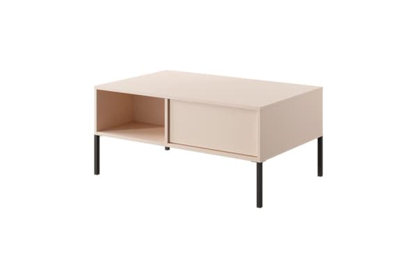 FURNLUX SOHVAPÖYTÄ DAST BEIGE & MUSTA 97CM