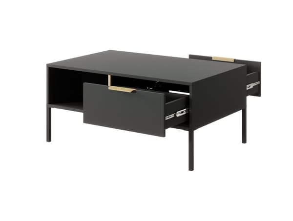 FURNLUX SOFFBORD LARS SVART 97CM