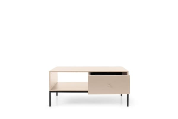 FURNLUX SOFFBORD MONO BEIGE & SVART 104CM