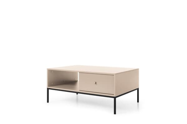 FURNLUX SOFFBORD MONO BEIGE & SVART 104CM