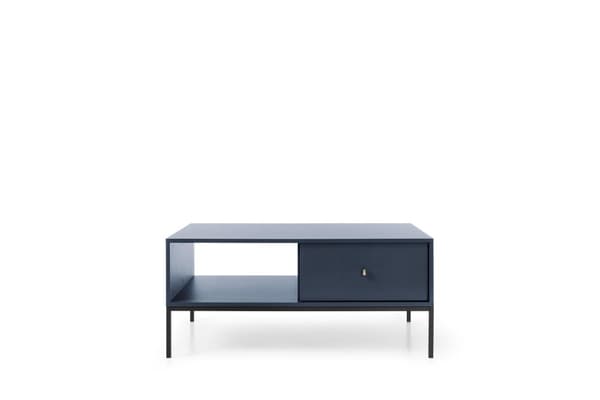 FURNLUX SOFABORD MONO MARINEBLÅ & SORT 104CM