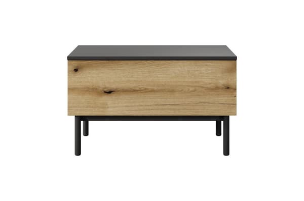 FURNLUX SOFABORD LANG EG & SORT 80CM