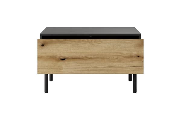 FURNLUX SOFABORD LANG EG & SORT 80CM