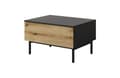 Miniatyrbillede 1 af 7: FURNLUX SOFABORD LANG EG & SORT 80CM