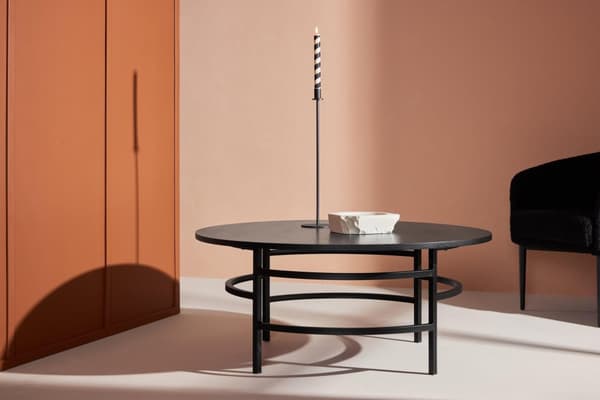 FURNLUX SOHVAPÖYTÄ COPENHAGEN MUSTA 100CM