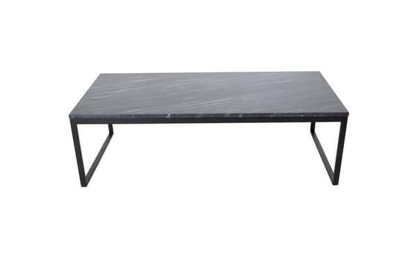 FURNLUX SOFABORD ESTELLE MARMOR SORT & SORT 60CM