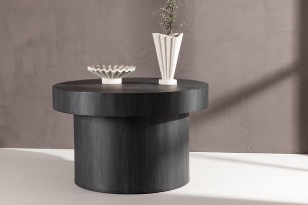 FURNLUX SOHVAPÖYTÄ MALUNG MUSTA 80CM
