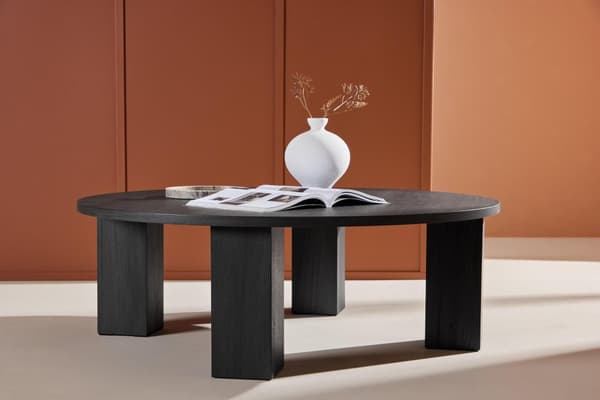 FURNLUX SOHVAPÖYTÄ JUNO MUSTA 120CM