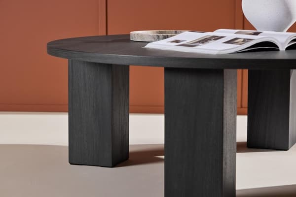 FURNLUX SOHVAPÖYTÄ JUNO MUSTA 120CM