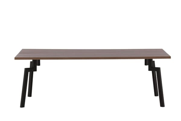 FURNLUX SOFFBORD BETHAN VALNÖT & SVART 70CM