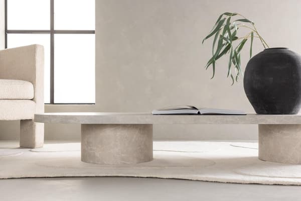 FURNLUX SOHVAPÖYTÄ NARVIK MARMORI HARMAA 60CM