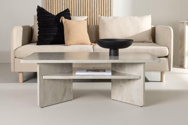 FURNLUX SOHVAPÖYTÄ ALESUND BEIGE 60CM