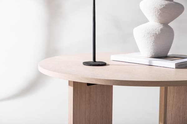 FURNLUX SOHVAPÖYTÄ ASKERON BEIGE 80CM