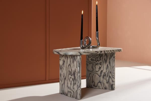 FURNLUX SOFFBORD GRONVIK BEIGE & SVART 70CM