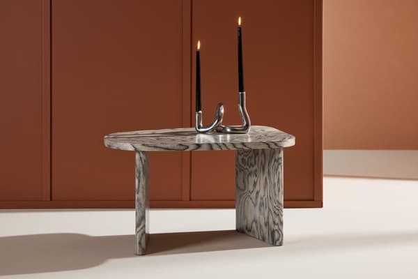 FURNLUX SOFFBORD GRONVIK BEIGE & SVART 70CM