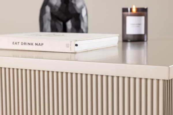 FURNLUX SOHVAPÖYTÄ LENOX BEIGE 90CM